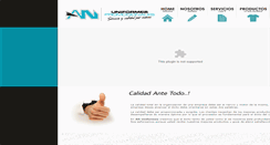Desktop Screenshot of anuniformes.com