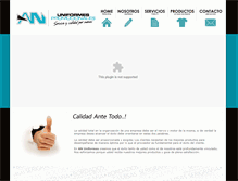 Tablet Screenshot of anuniformes.com